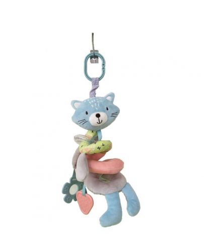 Плюшена играчка за количка Kikka Boo Cat - Вертикална спирала Коте - 1