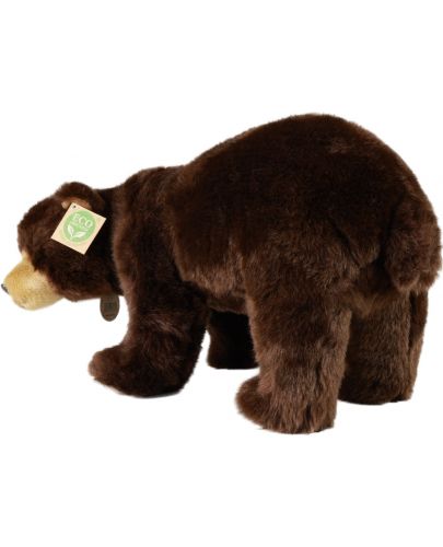 Плюшена играчка Rappa Еко приятели - Кафява мечка, стояща, 40 cm - 4