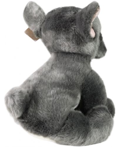 Плюшена играчка Rappa Еко приятели - Сив френски булдог, седящ, 26 cm - 4
