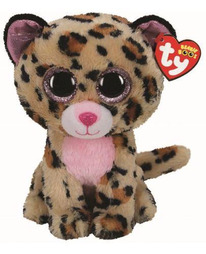 Плюшена ирачка TY Toys - Леопард Livvie, 24 cm - 1