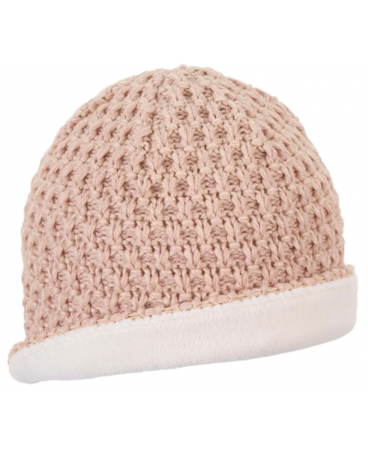 Плетена зимна шапка Sterntaler - 55 cm, 4-6 години, екрю - 2
