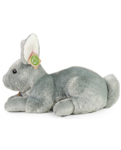 Плюшена играчка Rappa Еко приятели - Сиво зайче, 33 cm - 4