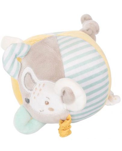 Плюшена играчка KikkaBoo - Joyful Mice, занимателна топка - 1
