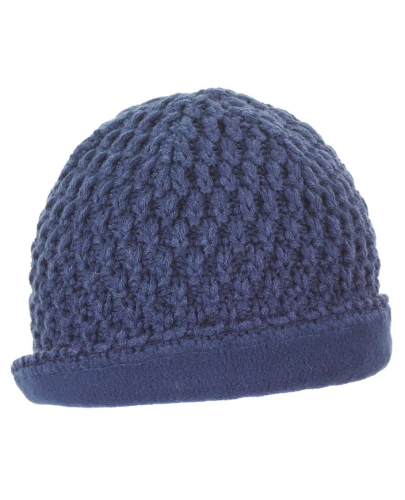 Плетена зимна шапка Sterntaler - 55 cm, 4-6 години, синя - 2