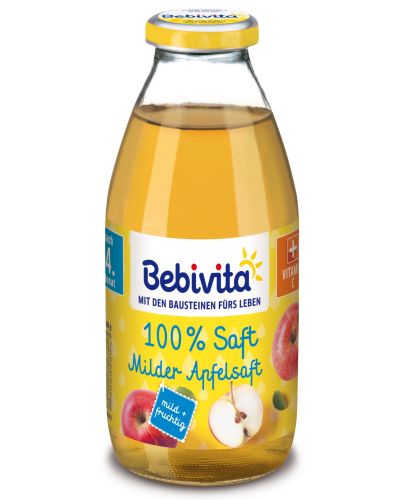 Плодов сок Bebivita - Меки ябълки, 200 ml - 1
