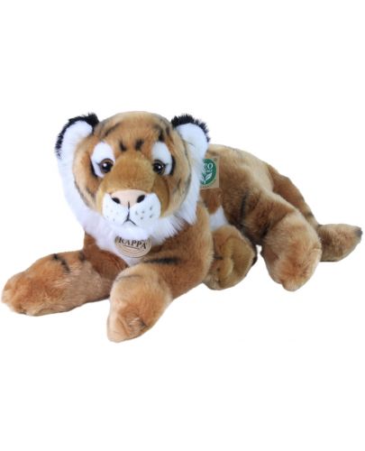 Плюшена играчка Rappa Еко приятели - Тигър, лежащ, 36 cm - 1