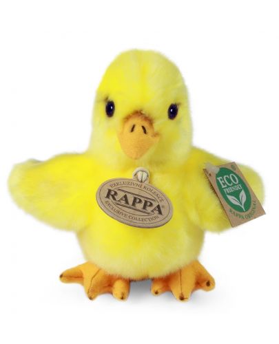 Плюшена играчка Rappa Еко приятели - Пиленце, 14 cm, жълто - 2