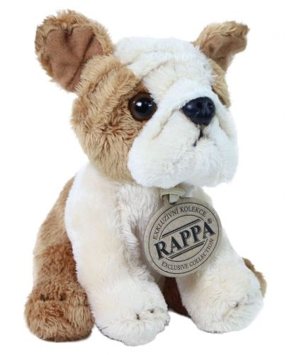 Плюшена играчка Rappa Еко приятели - Куче Булдог, 14 cm - 1