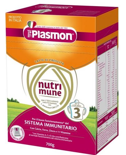 Преходно мляко Plasmon - Nutri Mune 3, над 12 месеца, 2 х 350 g - 1