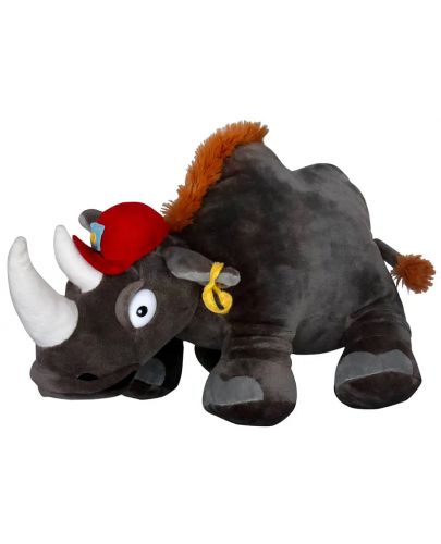 Плюшена играчка Амек Тойс - Носорог с шапка, 30 cm - 1