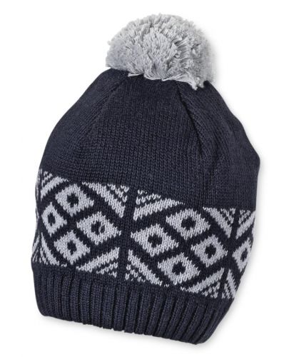 Плетена зимна шапка Sterntaler - За момчета, 49 cm, 12-18 месеца - 1