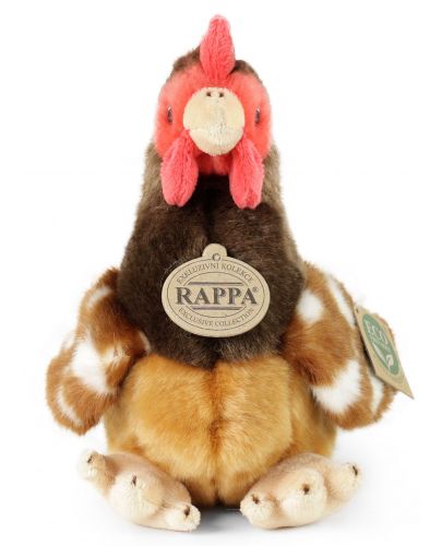 Плюшена играчка Rappa Еко приятели - Кокошка, 18 cm - 2