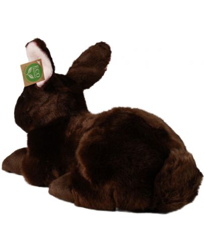 Плюшена играчка Rappa Еко приятели - Кафяво зайче, стоящо, 36 cm - 4