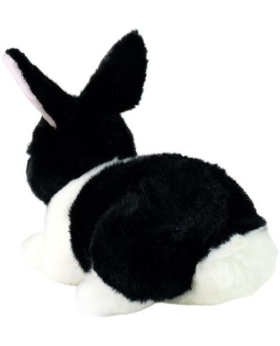 Плюшена играчка Rappa Еко приятели - Черно-бяло зайче, стоящо, 25 cm - 4