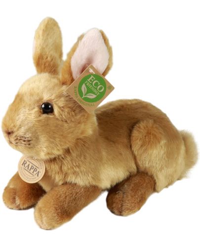 Плюшена играчка Rappa Еко приятели - Бежово зайче, стоящо, 24 cm - 1