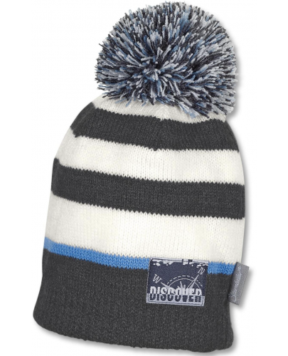 Плетена зимна шапка Sterntaler - 47 cm, 9-12 месеца  - 1