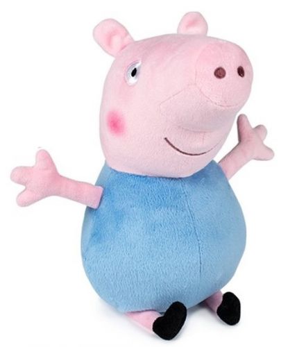 Плюшена играчка Dino Toys - Peppa Pig - Джордж, 20 cm - 1