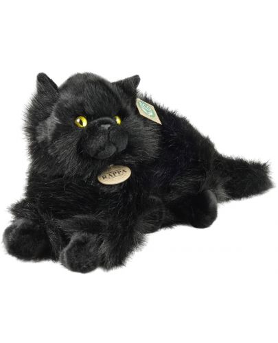 Плюшена играчка Rappa Еко приятели - Бомбайска котка, лежаща, 30 cm - 1