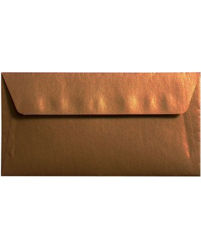Пощенски плик Favini - DL, златистокафяв, 10 броя - 1