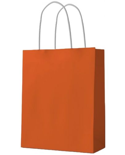 Подаръчна торба S. Cool - крафт, оранжева, L, 12 броя - 1