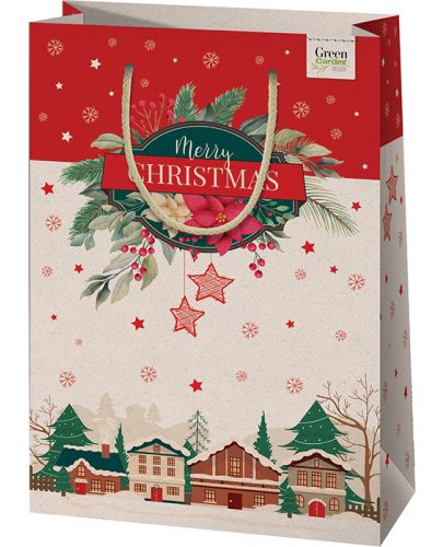 Подаръчна торбичка Cardex  - Merry Christmas, L - 1