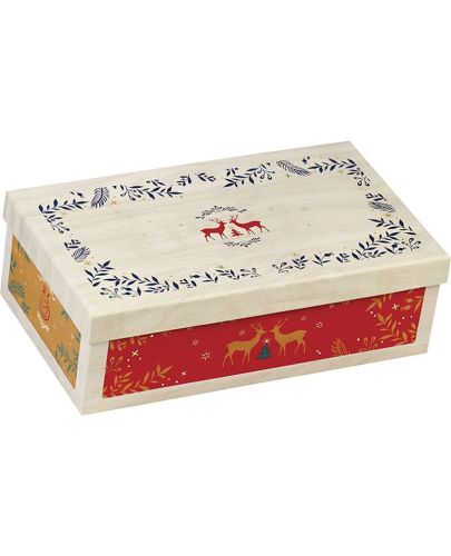 Подаръчна кутия Giftpack - Еленчета, 31.5 x 18 x 10 cm - 1