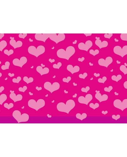 Подаръчна хартия Susy Card - Розови сърца, 70 x 200 cm - 1