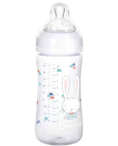 Полипропиленова бутилка Bebe Confort - Emotion, Sweet Bunny, 270 ml - 1