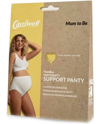Поддържащи бикини за бременни Carriwell, размер XL, бели - 5