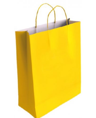 Подаръчна торбичка IPA - Крафт, жълта, M - 1