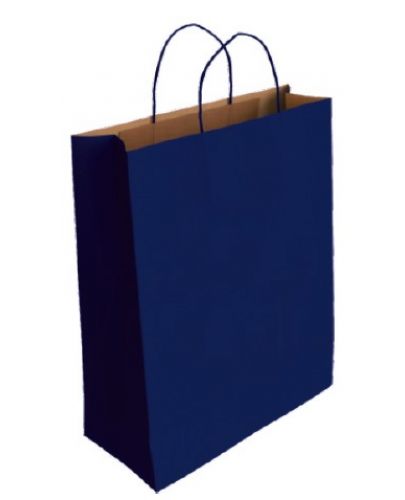 Подаръчна торбичка IPA - Крафт, синя, M - 1