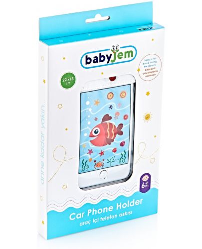 Поставка за телефон в кола BabyJem - Сива - 2