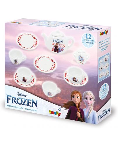 Порцеланов сервиз за чай Smoby - Frozen, 12 части - 3