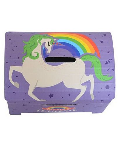 Подаръчна кутия тип касичка Simetro - You Are a Unicorn, 2 в 1 - 3