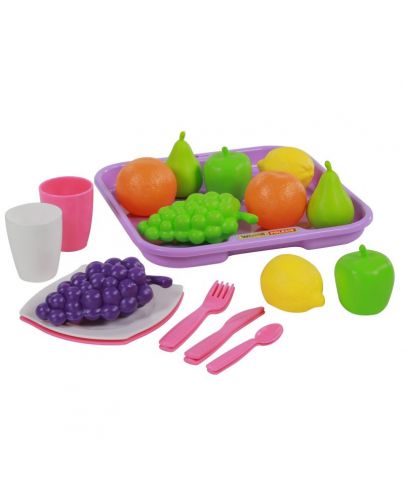 Polesie Toys Кухненски комплект с поднос 21 ел. - 46970 - 1