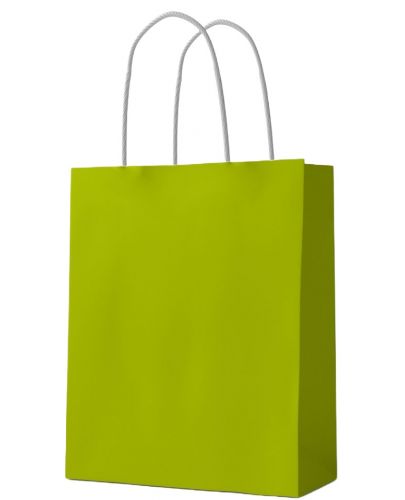 Подаръчна торба S. Cool - крафт, зелена, L, 12 броя - 1