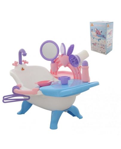 Polesie Toys Вана за къпане на кукла с аксесоари - 1