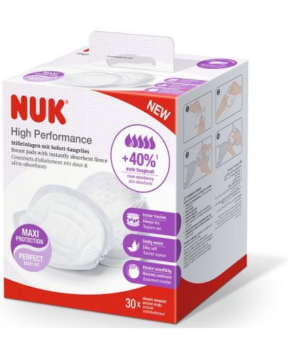 Подплънки за кърмачки Nuk High Performance, 30 броя - 1