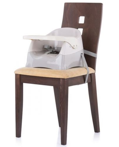 Повдигащо столче за хранене Chipolino - Парти, сиво - 3