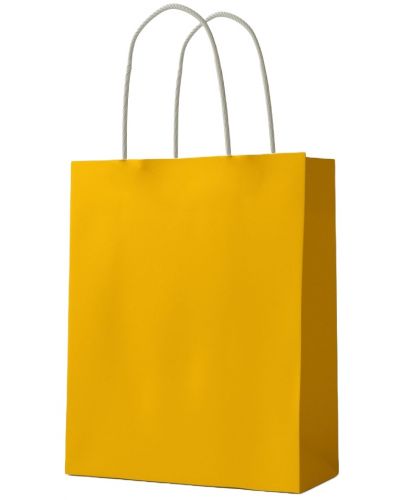 Подаръчна торба S. Cool - крафт, жълта, L, 12 броя - 1