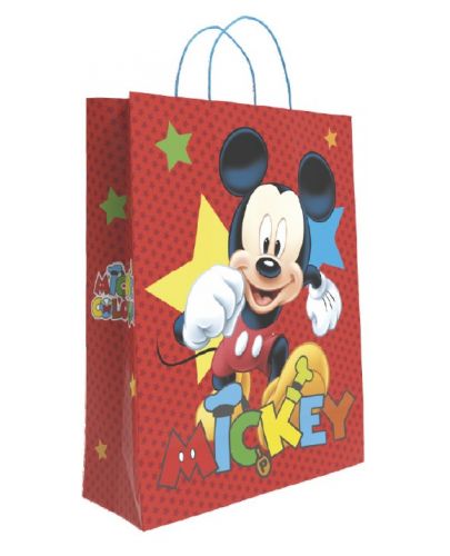 Подаръчна торбичка S. Cool - Mickey Stars, XL - 1
