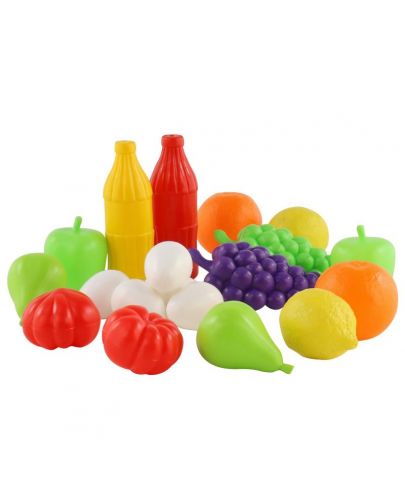 Polesie Toys Комплект плодове и зеленчуци 19 ел. - 47014 - 1