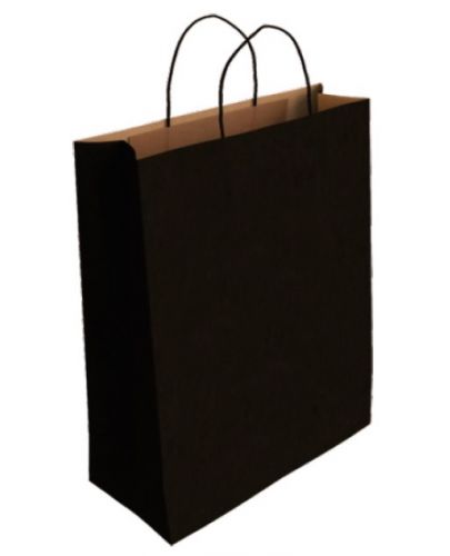 Подаръчна торбичка IPA - Крафт, черна, L - 1