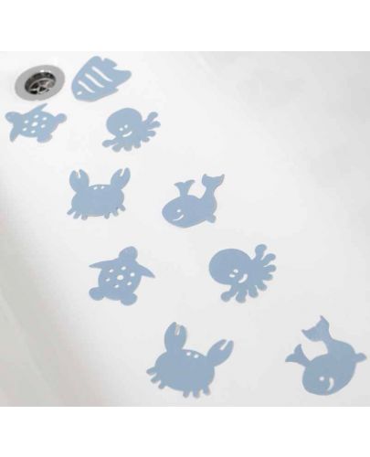 Подложки за баня с променящ се цвят Dreambaby - 10 броя - 8