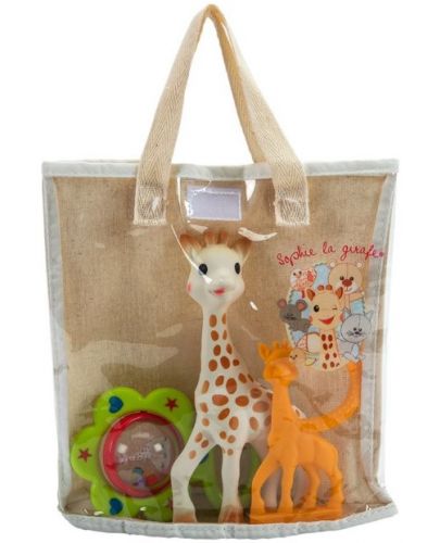Подаръчен сет в чанта Sophie la Girafe - 1