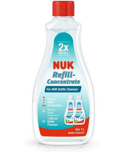 Препарат за почистване на бебешки шишета NUK, концентрат, 500 ml - 1