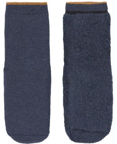 Противоплъзгащи чорапи Lassig - 15-18 размер, сини-сиви, 2 чифта - 2