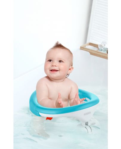 Противоплъзгаща седалка за баня и хранене BabyJem - Синя - 8