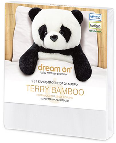 Протектор за матрак Dream On - Terry Bamboo, 70 х 140 cm - 1