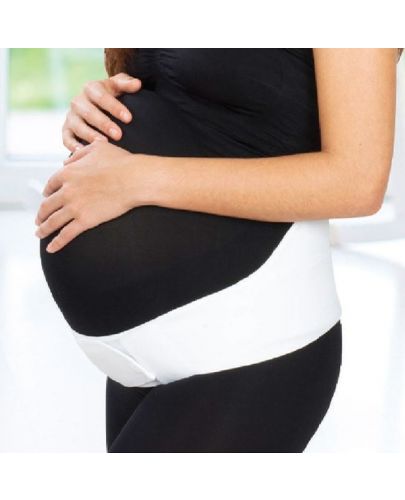 Придържащ колан за бременни BabyJem - White, размер M - 3